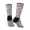 thumbnail image 3 of Goofa Colorful Llama Printed Men's Crew Socks, Soft Durable Breathable Moisture-Wicking with Odor Control Cotton socks, 3 of 9