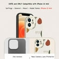 thumbnail image 3 of Compatible with iPhone 12 mini Case - Cute Pattern Design for Women Men Girls Fashion Soft Lambskin Flexible Protective TPU Rubber Shockproof Phone Case for iPhone 12 mini, 5.4 inch, Black, 3 of 18