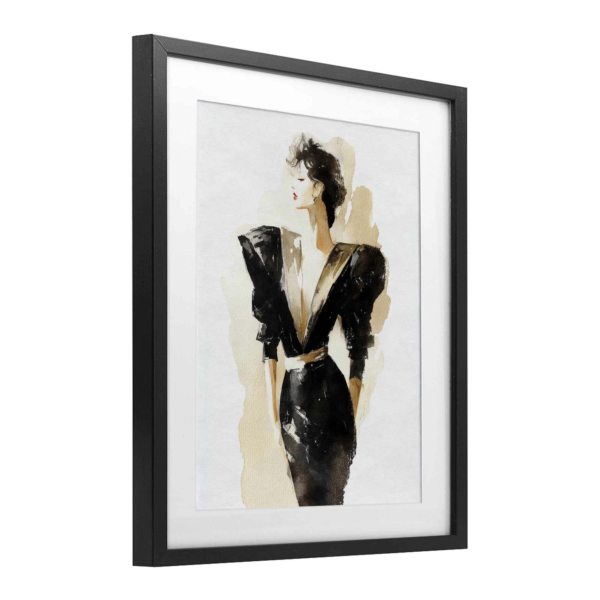 Stupell Industries Timeless Velvet Attitude Black Framed Print Under Glass, design by Svetlana Aleynikova