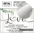 thumbnail image 2 of Christian Wall Art Love Is Patient Love Is Kind Wall Art Framed Inspirational Wall Art 1 Corinthians 13 Bible Verse Wall Art Decor Home Decor For Living Room Bedroom Bathroom Ready To Hang 12x16 Inch, 2 of 7