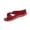Red, variant on Guzom Size 7 Womens Wide Width Sandals for 2025 Summer Ladies Wedge Red Slides Beach Open Toe Slippers for Adult Woman Platform Sandals Shoes