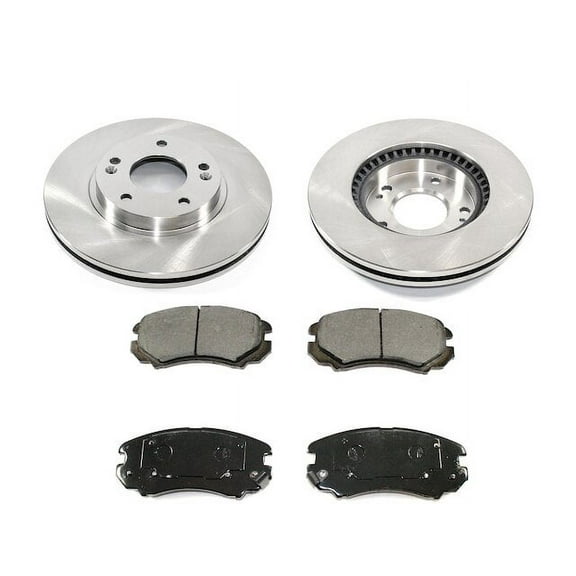 Front Brake Pad and Rotor Kit - Compatible with 2006 - 2010 Kia Optima 2007 2008 2009