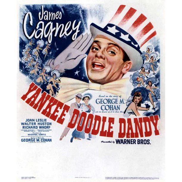 Yankee Doodle Dandy Movie Poster Style B 27 X 40 1942 Walmart Com Walmart Com