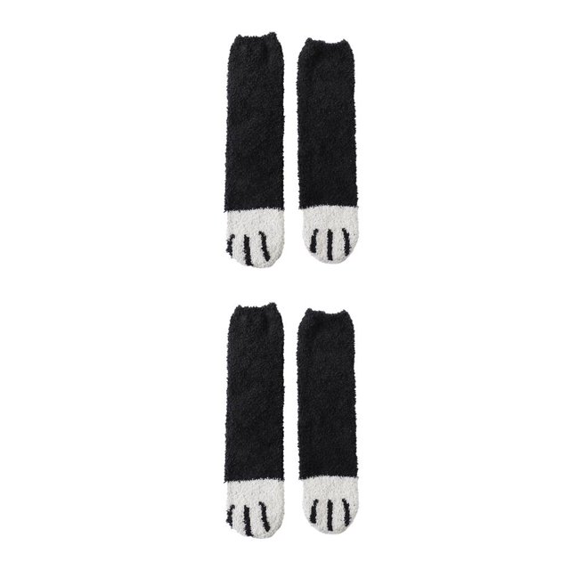 Sonducket 1 par de calcetines cálidos de invierno Calentador de pies Calcetería para clima frío Zapatillas de deporte Ocio Type2 NO2