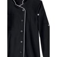 thumbnail image 2 of Five Star Women's Long Sleeve Stretch Executive Chef Coat, 2 of 2