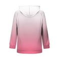 thumbnail image 6 of Gytharion Womens Full Zip Hooded Sweatshirts Fashionable Gradient Printed Casual Long Sleeve Hoodies Fall Winter Relaxed Fit Comfy Fleece Warm Sweatshirts for Women, 6 of 6