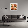 thumbnail image 3 of Stephen Chambers 20x20 White Modern Wood Framed Wall Art Titled - Glowing Beatles, 3 of 6