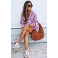 thumbnail image 3 of Women's V Neck Button Down Long Sleeve Cable Knit Cardigan Sweaters Outerwear Tops, 3 of 7