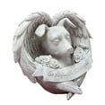 thumbnail image 3 of WINDLAND Pet Dog for Cat Monument Angel Wing Memorial Tombstone Resin Statue Crafts Ornaments Home Garden Decoration, 3 of 10