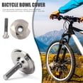 thumbnail image 5 of BLEEUS 28.6mm Headset Fork Tube Mtb Bike Stem Top Bowl Cover Cycling Essentials (Silver), 5 of 8