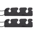 thumbnail image 3 of 2Pcs Portable  Foam Fly Fishing Rod Holder Car Pole Stand Rack with 3 Rod Holder Slots for Attaching to a Car Particularly on Windy Days, 3 of 8