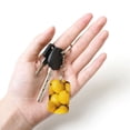 thumbnail image 5 of Goofa Ripe Yellow Lemon Printed Rectangular Metal Keychain Bag Charm Floral Charm for Purse Keys Metal Keyring Gift for Women Accessories, 5 of 7