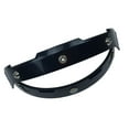 thumbnail image 4 of Universal Motorcycle Adapter For 3 Snap Bubble Visor For Half 3/4 , , With Up Hinge - Black, 4 of 7