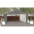thumbnail image 2 of ShelterTube Wind and Snow-Load Rated Garage, 20x27x10 Gray, 2 of 7