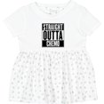 thumbnail image 3 of Inktastic Straight Outta Chemo Girls Baby Dress, 3 of 5