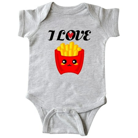 

Inktastic Fry Lover I Love French Fries Gift Baby Boy or Baby Girl Bodysuit