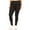 Black, variant on MOA COLLECTION Women's Plus Size Elastic Band Waist Stretch Comfy Workout Leggings Pants