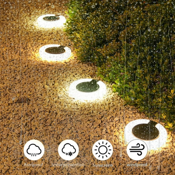 4 Pack Solar Sunflower Stake Lights - Path Lights With 24 LED Lights Outdoor Decorative Garden Lighting Yard Patio Lawn Pathway Perfect Gift Mom Friends