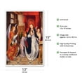 thumbnail image 2 of The Annunciation - Vintage Religious Art by Hans Memling c.1485 - Master Art Print (Unframed) 13in x 19in, 2 of 3