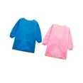 thumbnail image 1 of Paquete de 2 Batas para Niños perfecl Delantales Impermeables de Pintura color azul Rosa Tamaño M, 1 of 6