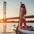 thumbnail image 2 of SUP Paddle Board Paddle - Rame de Paddleboard Réglable 4 Pcs Flottant Aluminium SUP Kayak, 2 of 5