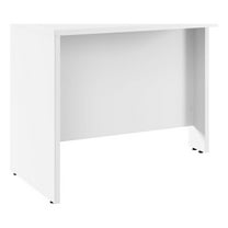 Bowery Hill Modern 42W Desk Return in White - Engineered Wood