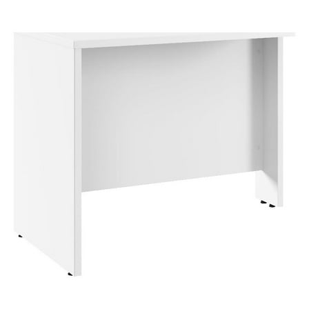 Bowery Hill Modern 42W Desk Return in White - Engineered Wood