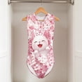 thumbnail image 2 of Confree Toddler Girls Summer Swimsuit Graphic Print Bathing Suits Beach Casual Breathable For Girls Swimwear Size 5-6 Years Pink, 2 of 3