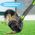 thumbnail image 5 of WVacFre 28 inch Green Black 480G  Pooper Scooper for Dogs and Cats,Foldable Long Handled Pet Poop Shovel Clean Pick up Grabber, 5 of 6