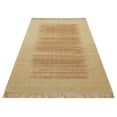 thumbnail image 3 of Feldbach Brown Striped Acrylic Area Rugs for Living Room Jacquard Textured Modern Rugs Soft Geometric Rug for Bedroom Washable Rug Non-Slip Bohemian Carpet Perfect for Dining Room Office Beige, 3 of 4