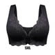 thumbnail image 4 of Sonducket Cierre frontal Beauty Back Cómodo moldeador Push Up Seamless Beauty Back Sports Bra, Womens Casual Comfort Lace Ropa interior Negro 5XL, 4 of 6