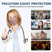 Disposable Face Mask For Adults - Pack Individually Wrapped 4 Ply Protection 5 colors