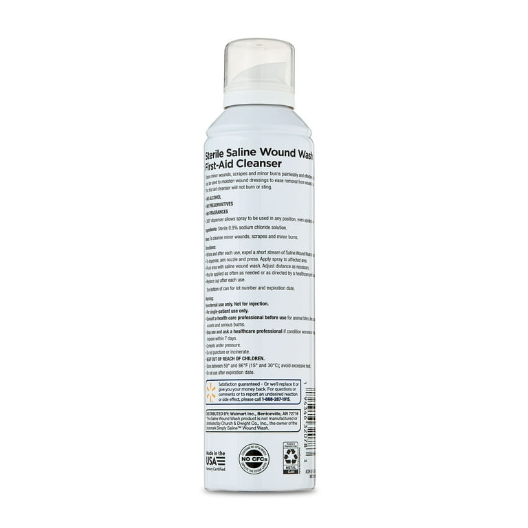 Equate Sterile Saline Wound Wash Spray, 7.4 fl oz Twin Pack photo 6