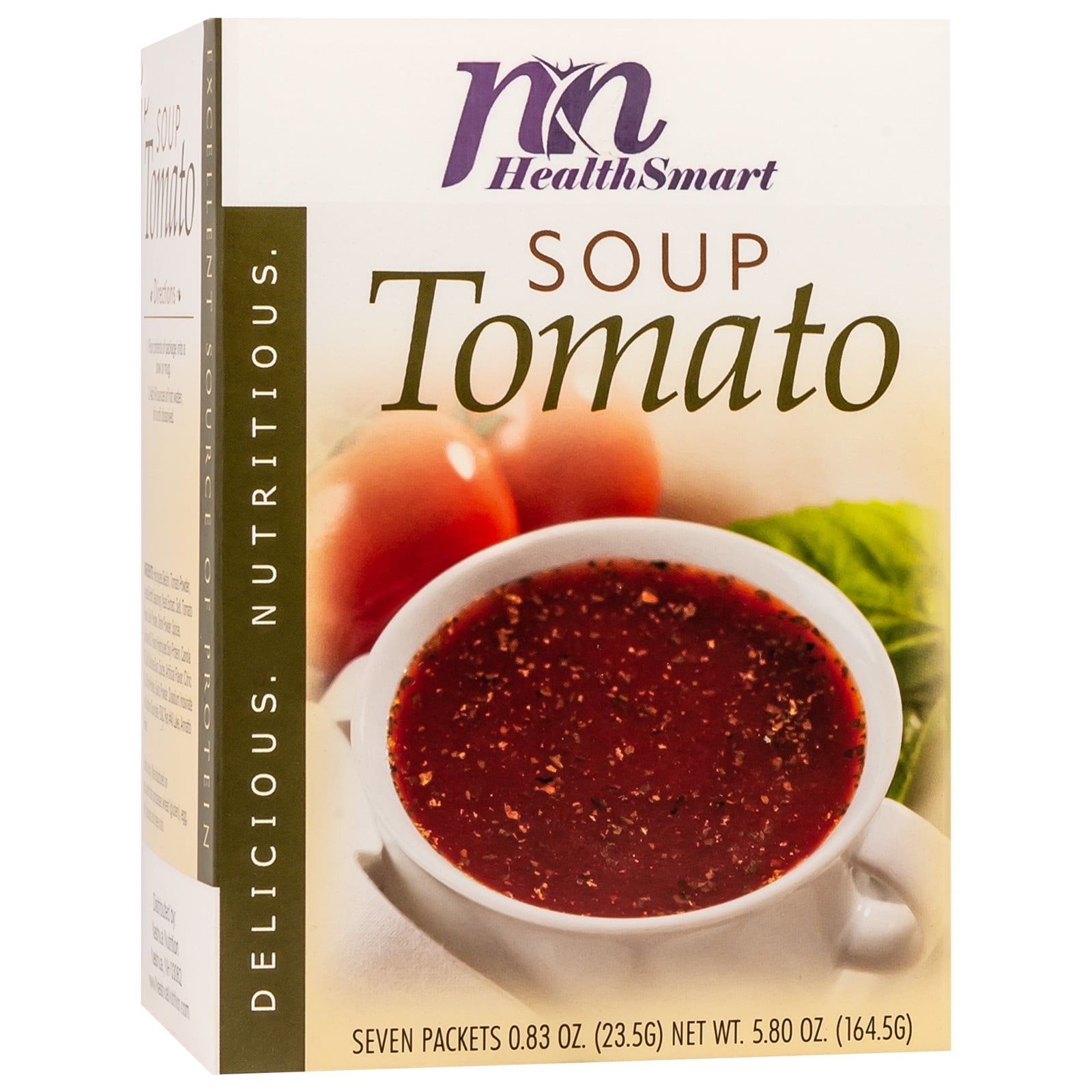 HealthSmart High Protein Diet Soup Tomato 15g Protein Low Calorie Low Carb Sugar