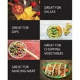 thumbnail image 3 of EUROSTAR EC501R 1.5 Cup One Touch Electric Mini Food Chopper, Red, 3 of 3