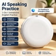 thumbnail image 1 of 2 Packs Wearable AI Translator Device,Bluetooth 5.4 Translator for English, Spanish, 133 Languages,Instant Scenario Practice, 1 of 9