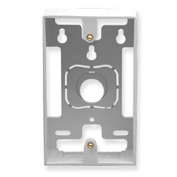 ICC IC107MRSWH 1 Gang Faceplate Mounting Box - White