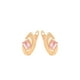 thumbnail image 1 of Elegantes Aretes Dama Rombo Brillante Swarovski Oro 18K Lam rosa Unitalla, 1 of 6