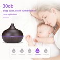 thumbnail image 4 of Diffuseur d'Arômes Télécommandé Intelligent 550ml Grain de Bois Humidificateur Aromathérapie Coloré pour la Maison, 4 of 7