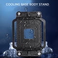 thumbnail image 3 of base de Ventilateur CPU en Plastique Noir pour Prise AMD AM2 AM3, 3 of 10