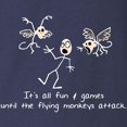thumbnail image 3 of CafePress - Flyingmonkeysdark Long Sleeve T Shirt - Long Sleeve Dark T-Shirt, 3 of 4