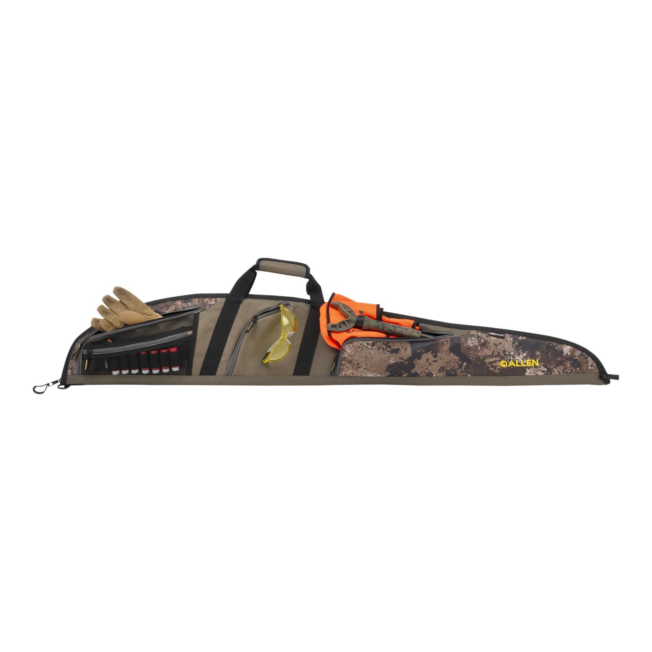 Allen Company Daytona 52" Shotgun Case  - Dense Foam Padding, 4 Storage Pockets, Adjustable Sling – Hunting & Range Bag –  Soft Gun Carrier – Veil Wideland Camo