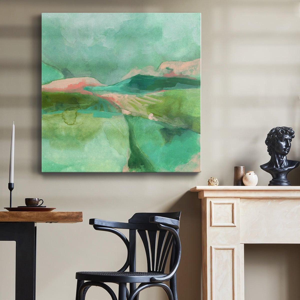 Wexford Home Mint Valley II-Premium Gallery Wrapped Canvas, 32" x 32" - Ready to Hang