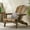 Natural Stained, variant on JONPONY Outdoor Folding HDPE Adirondack Chair, Patio Seat, Weather Resistant, Red