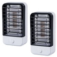 thumbnail image 2 of Gustave 2Pcs Electric Bug Zapper Indoor Plug in Mosquito Killer Lamp Flying Insect Traps with UV Lights - Black, 2 of 10