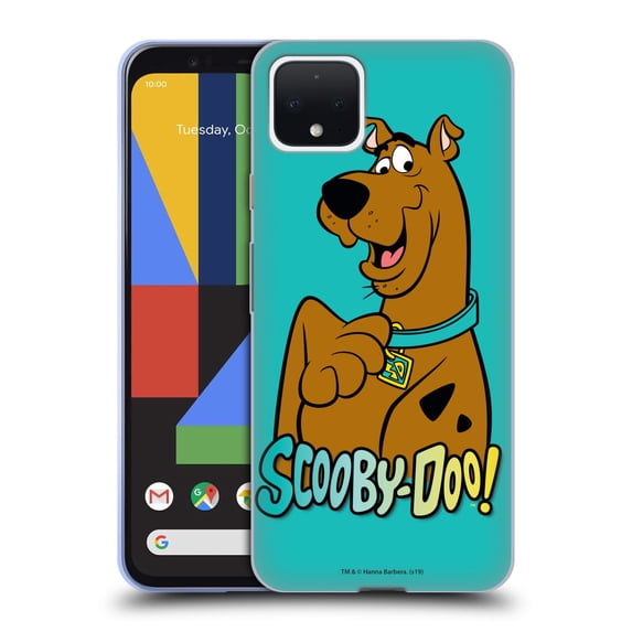 Head Case Designs Officially Licensed Scooby-Doo Scooby Scoob Soft Gel Case Compatible with Google Pixel 4