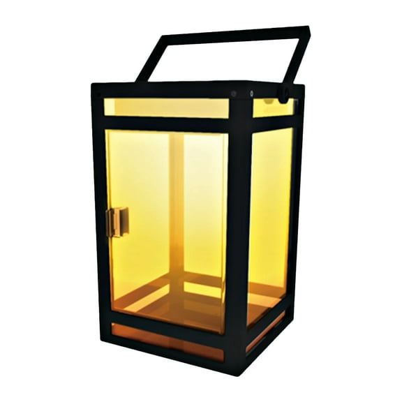 Techko Solar Portable Lantern - Amber or White Light (Clear Panel)