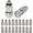 20, variant on 10-Pack Brass Misting Nozzles, 0.1mm Orifice Dia. Mister Nozzles Brass, High Pressure Spray Nozzle Head for Outdoor Cooling System/Greenhouse/Landscaping [3/16" Threaded]