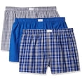 thumbnail image 2 of Men's Tommy Hilfiger 09TV063 Cotton Classics Woven Boxers - 3 Pack (Multi 2 L), 2 of 3