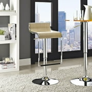 Modway LEM Adjustable Height Wood Bar Stool, Multiple Colors by Modway
